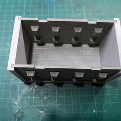 IMG_20210101_104326.jpg Archivo STL Molde de fundición bloque de hormigón 8s con pared・Objeto imprimible en 3D para descargar