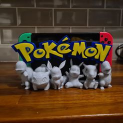 Pinted-1.jpg Archivo STL Soporte Nintendo Switch - Pokemon・Modelo para descargar y imprimir en 3D