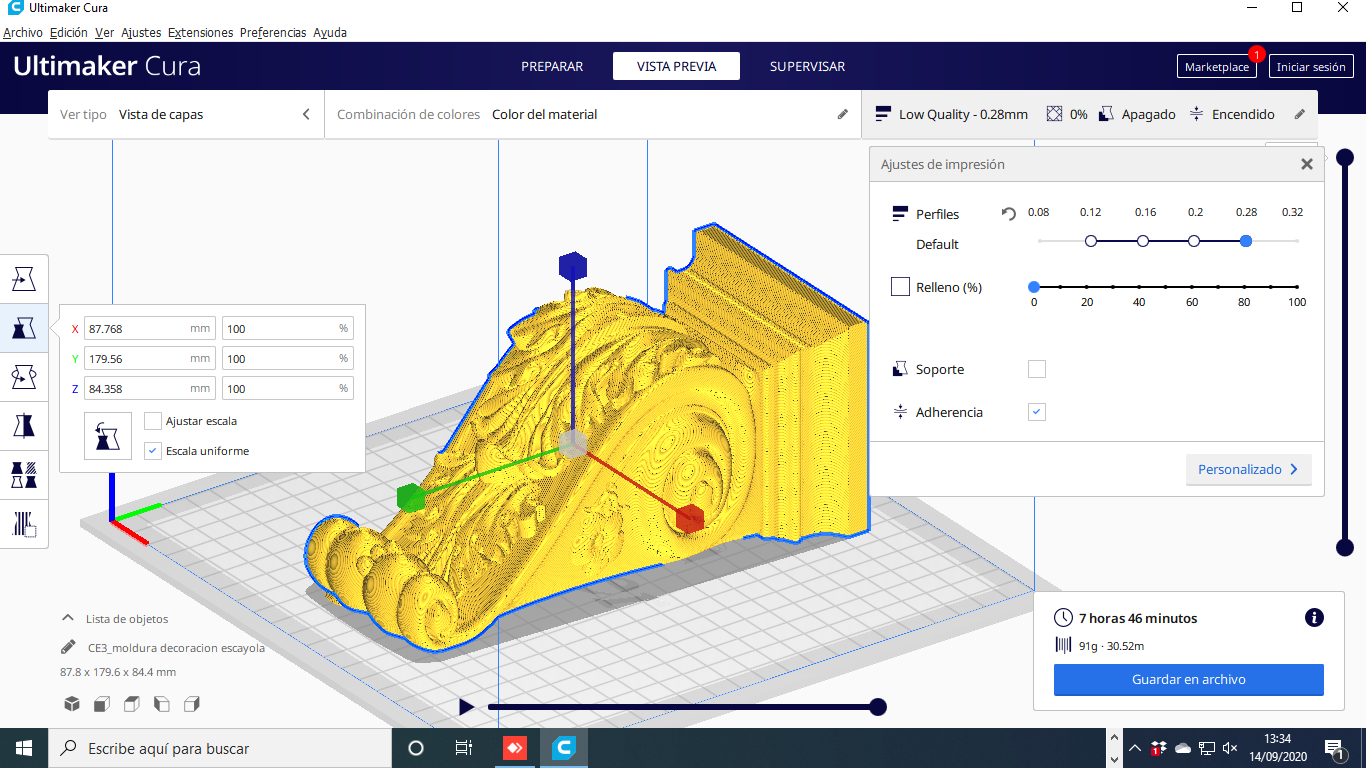 2020-09-14 (2).png Archivo STL Moldura de escayola barroca・Modelo de impresión 3D para descargar, javherre