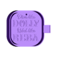 Diva like Dolly.stl Diva like Dolly Rebel like Reba Air Freshener Mold