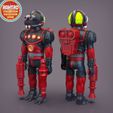 -— BY RAHTRO C.A.S.T. 3.75IN 1:18 SCALE ARTICULATED RETRO SCI-FI ACTION FIGURE