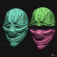 14.jpg Hoxton Mask - Payday 2 Mask - Halloween Cosplay Mask 3D print model