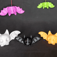 1.png Cute Halloween Bats (3 versions) keychain possible