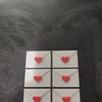 Valentine's Day Magnetic Card with Heart