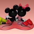 22.jpg Mickey and Minnie mouse for 3d print STL