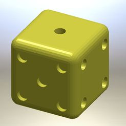 Dice-40mm.jpg Free STL file Dice 40mm・3D printer model to download