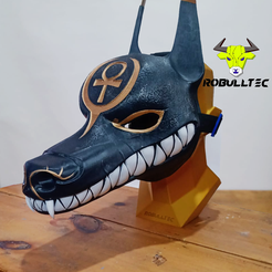 Anubis.png STL file Anubis Mask V2 : Anubis V2 Mask・3D printable model to download