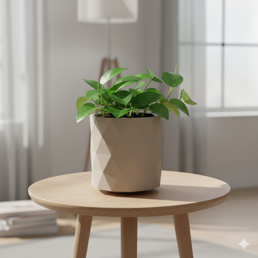 Small Plant Vase for Home - 3D model önizlemesi