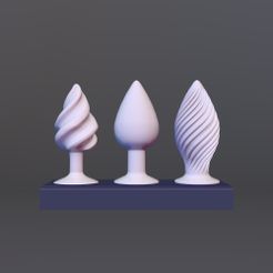 PLG-STAND-1.jpg Fichier STL gratuit Plug anal - Stand・Modèle à télécharger et à imprimer en 3D