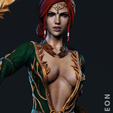 R0.png Fichier STL Triss Merigold Impression 3D・Modèle à télécharger et à imprimer en 3D