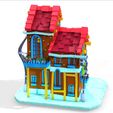 2.jpg MAISON 7 HOUSE HOME CHILD CHILDREN'S PRESCHOOL TOY 3D MODEL KIDS TOWN KID Cartoon Building 5