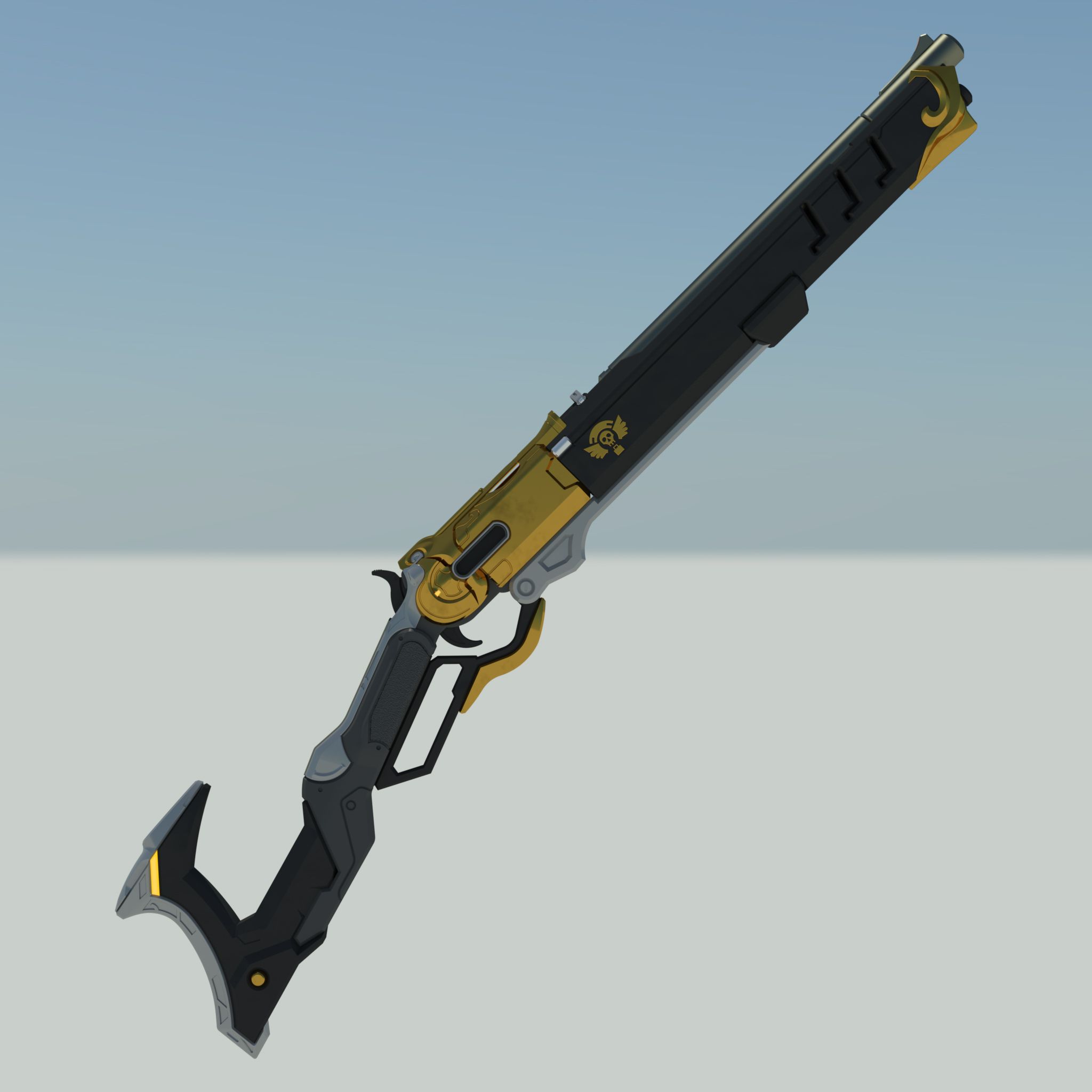 Télécharger fichier Overwatch Ashe rifle Viper Classic skin. Jeu vidéo ...