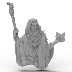 Gandalf.png Modèle 3D Fichier STL pour CNC Router/Laser & 3D Printer Gandalf