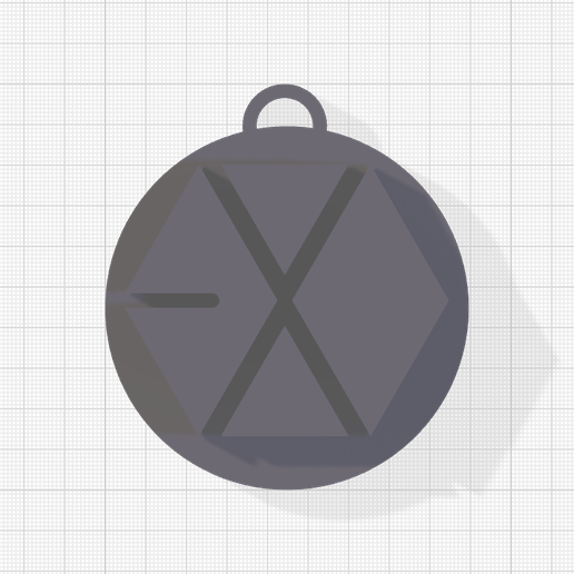EXO Keychain 3D model