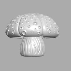 mushroom.jpg STL file Poisonous mushroom・3D printer design to download