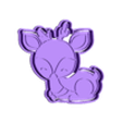 Ciervo.stl DEER,BABY DEER DEER COOKIE CUTTER