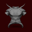 high Poly Render 01.png Tibia Demon Armor - KeyChain Miniature