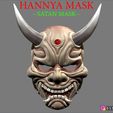 01.JPG Hannya Mask -Satan Mask - Demon Mask for cosplay