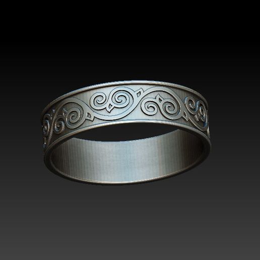Medieval style ring 3D model