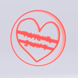 1B-TaylorSwift-Heart-Cookie.png Taylor Swift Heart Cookie Cutter and Stamp
