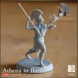 720X720-athenaprint1.jpg Goddess Athena in Battle - Tartarus Unchained