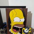 IMG_20230425_004851.jpg painting "there's more" the simpsons 35 x 32 cm