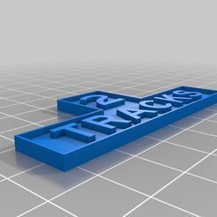 a0558cf8aff3d49b88414b19807f58f8.png Free 3D file 2 Tracks plate (G Scale)・3D printer design to download