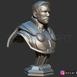 01.JPG Thor Bust Avenger 4 bust - 2 Heads - Infinity war - Endgame 3D print model