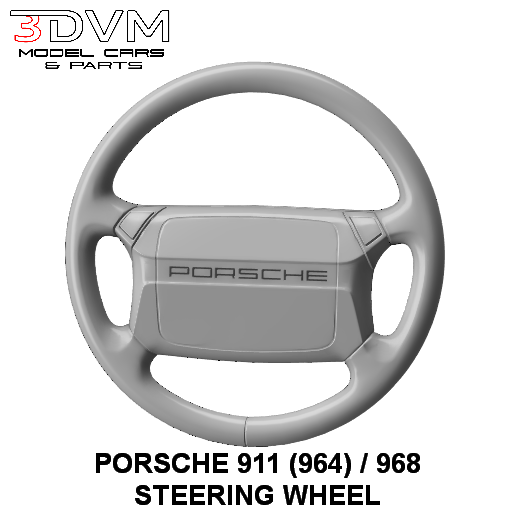 964-1.png Porsche 911 (964) / 968 Steering Wheel in 1/24 scale