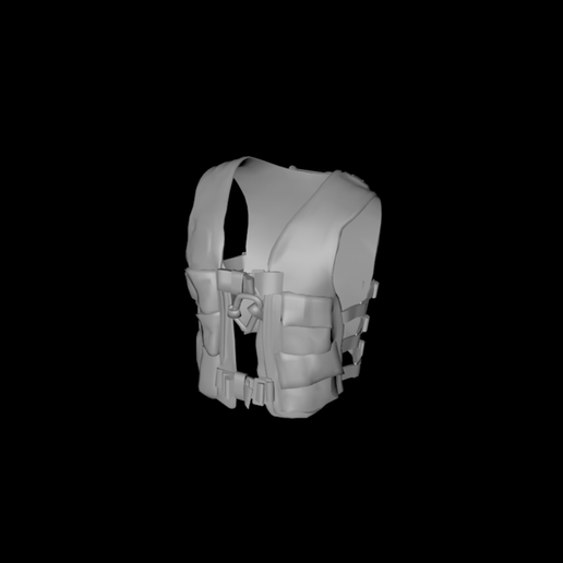 cr21 mad bee tactical vest 3d digital model 3D model