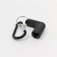 PXL_20240801_082951611.jpg Clé Triangle - mini key ring version (sorting bin/yellow garbage can)