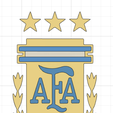 afa_logo_layered_01.png AFA (Argentine Football Association) logo - layered (3 stars)