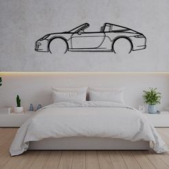 bedroom.jpg Wall Art Car Porsche 911 Targa 4