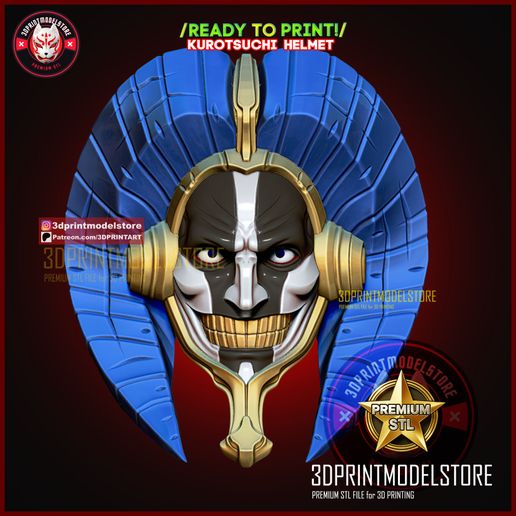 Kurotsuchi Helmet - Bleach Ichigo Hollow Mask Cosplay Halloween