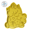 Kawaii_8cm_2pc_14_C.png Lovely Animals (16 files) - Cookie Cutter - Fondant - Polymer Clay