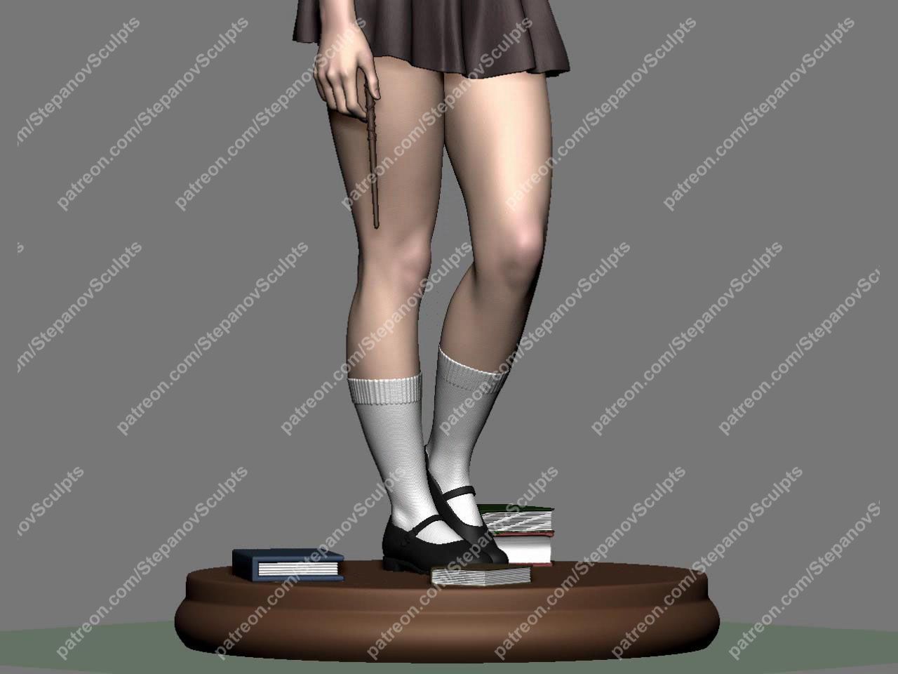 0033.jpg Fichier OBJ Hermione adulte・Modèle à télécharger et à imprimer en 3D, stepanovsculpts