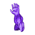 Left_arm.stl Hulk 3D print model