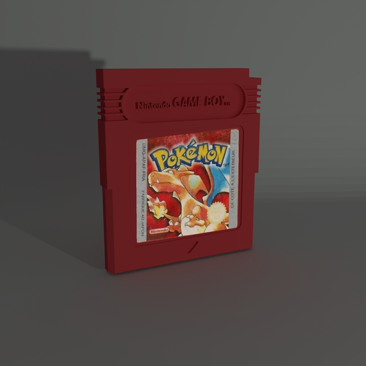 Game cartridge 3D model