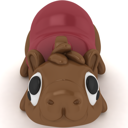 Cute 3D Clay Monkey Character
