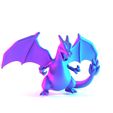 0021.jpg Obsidian Shiny Charizard Shiny Charizard Pokemon Volcanic toy