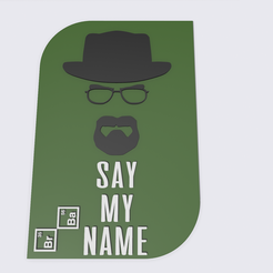 1.png STL file Say my name・Model to download and 3D print