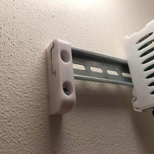 DIN Rail Wall mount - 3D model önizlemesi