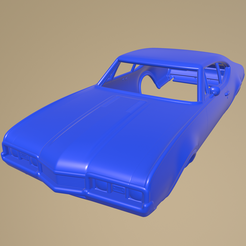 c04_013.png STL file Oldsmobile Cutlass 442 Holiday coupe 1966 PRINTABLE CAR BODY・3D print design to download