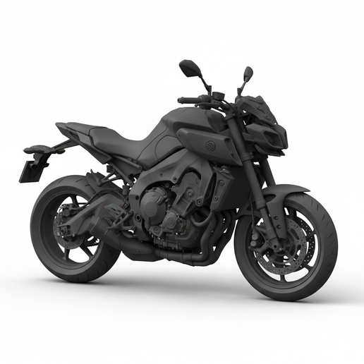 Yamaha MT-10 two stroke motorcycle STL, drag bike STL, 1:6 motorcycle, motorcycle 3D print, motorcycle 3D model, enduro bike STL, track bike STL, custom exhaust motorcycle STL, motorcycle display model, V-twin motorcycle STL, resin motorcycle model, motor