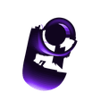 purple_shoe_3_right.stl Wiggler from Mario games - multi-color
