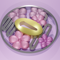 Kanao-Render-Tsuba.png Файл OBJ Kanao Tsuyuri Tsuba (Handguard) V2・Идея 3D-печати для скачивания