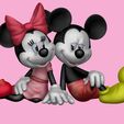 29.jpg Mickey and Minnie mouse for 3d print STL