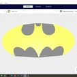 batlogo.jpg STL file 2D Silhouette/Stencil Batman Logo・Design to download and 3D print, StencilMaker