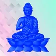 3D-Buddha.webp Buddha RLF File | Buddha STL File | Buddha Wall Art | Buddha 3D | Gautama Buddha | Buddha Face | Gautam Buddha Dxf files | Support in ArtcAM