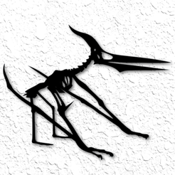 project_20230217_1839018-01.png Fichier STL pteranodon fossil art mural pteradactyl wall decor dinosaur・Plan pour imprimante 3D à télécharger